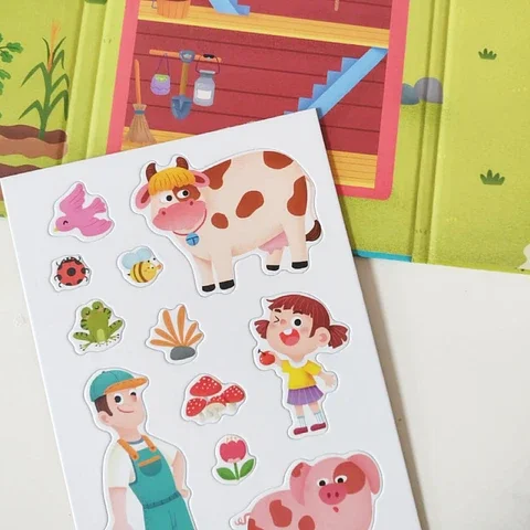 LIBRO MAGNETICO ROMPECABEZAS GRANJA - Imagen 4