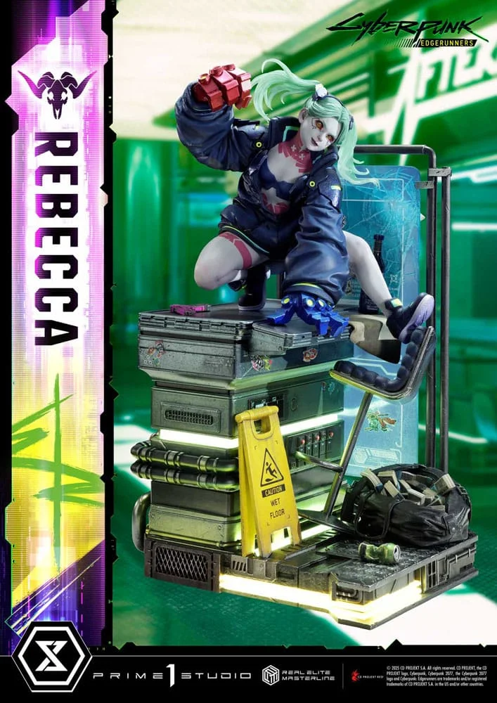 Cyberpunk: Edgerunners Real Elite Masterline Series Statue 1/4 Rebecca Deluxe Version 54 cm - Imagen 8